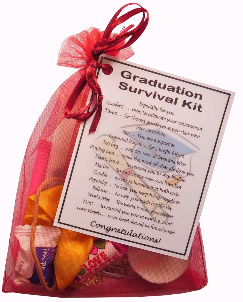 Graduation Money Gift Ideas - Graduation Survival Kit