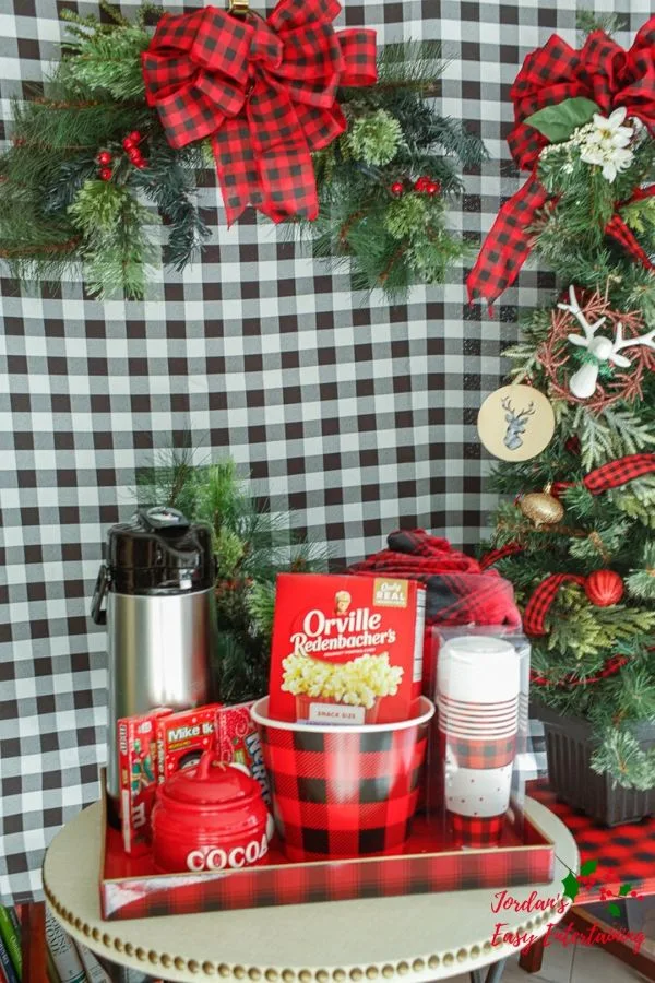 Family Movie Night Basket