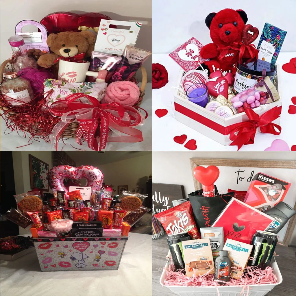 17 Romantic Valentines Gift Basket Ideas