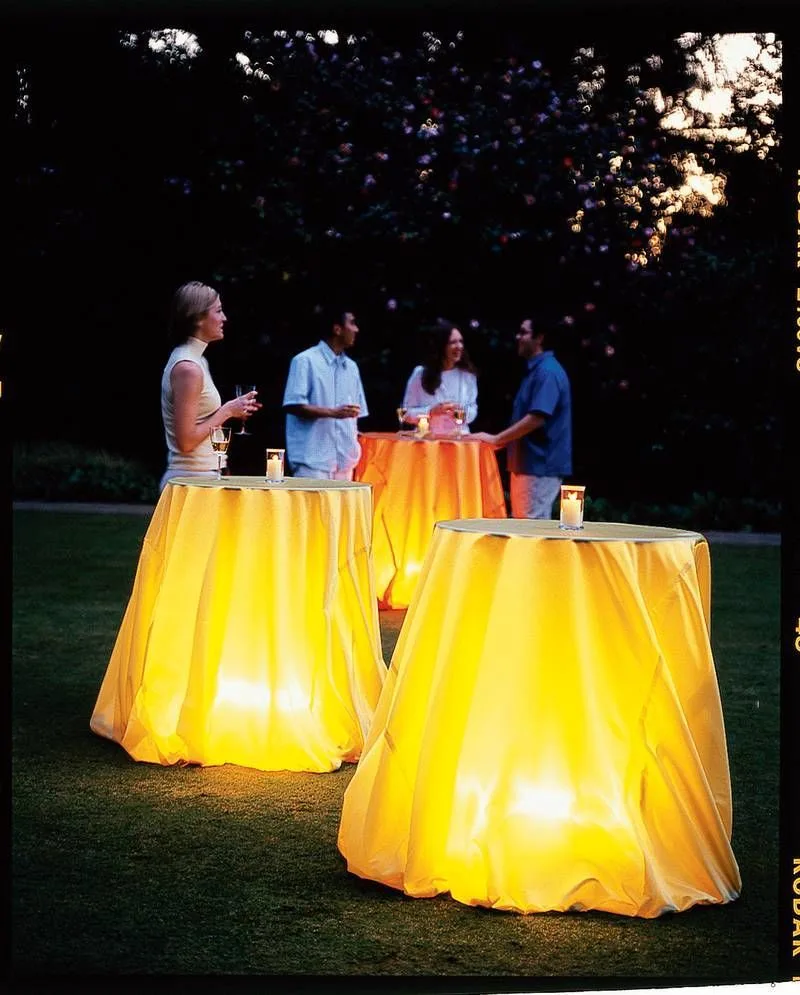 Glowing Cocktail Tables