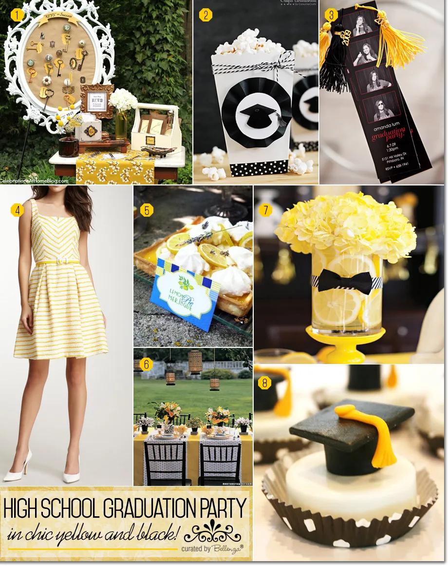 Black & Yellow Grad Party Theme