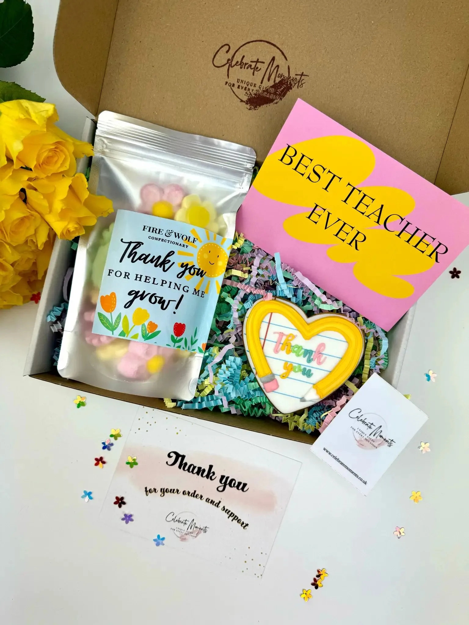 Celebrate Moments teacher gift box